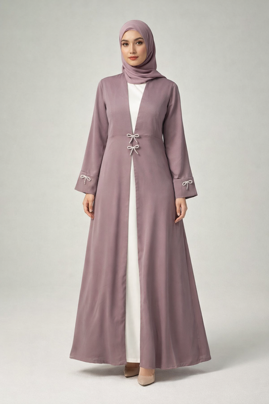 Classic pearl Abaya Al Armani's