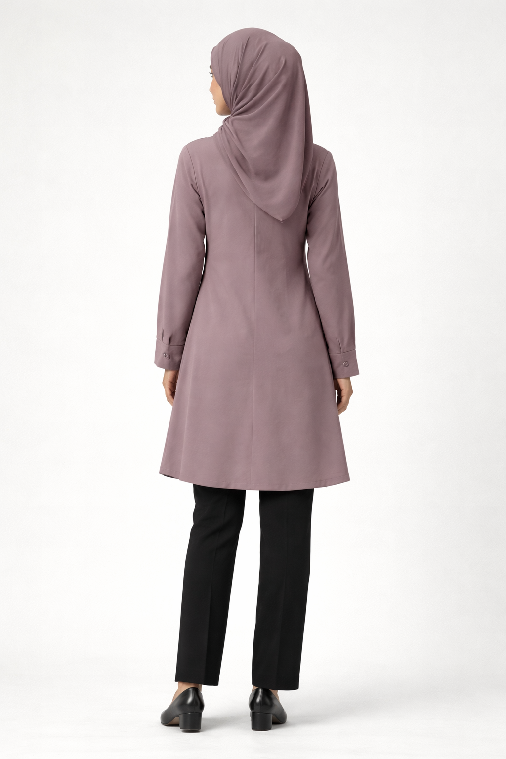 Aurelia Mauve Modest Tunic Al Armani's