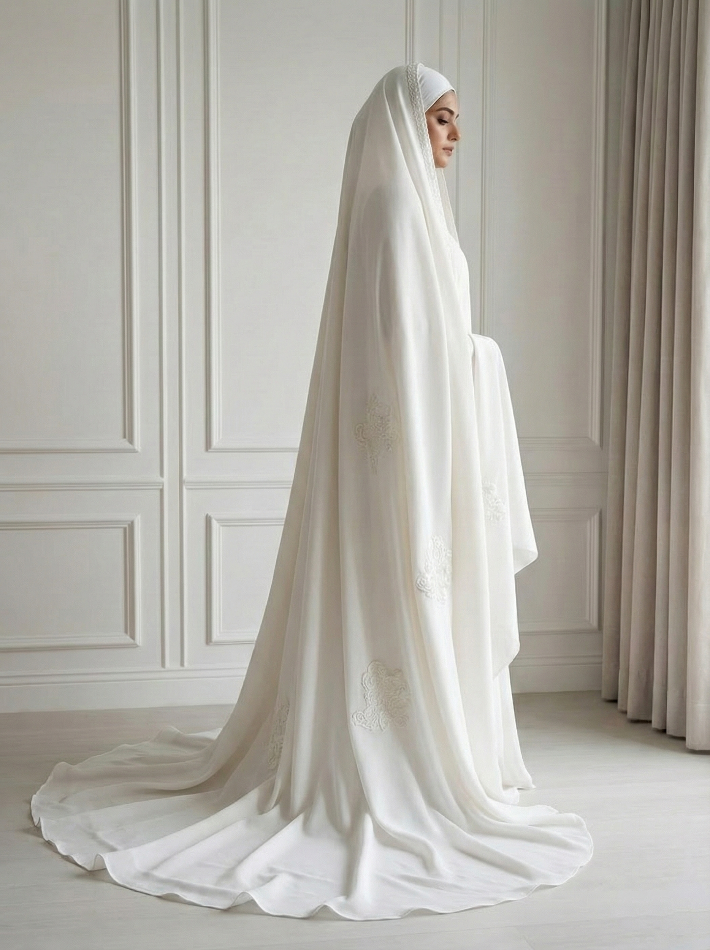 Misbah bridal veil Al Armani's