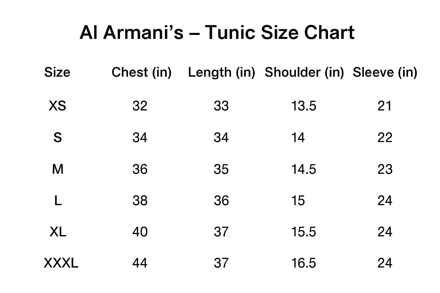 Tunic Al Armani's